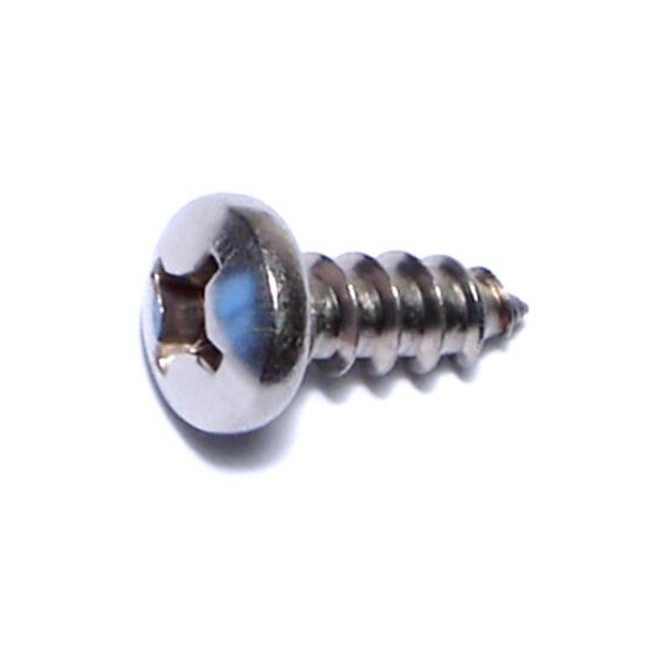 Midwest Fastener Sheet Metal Screw, #12 x 5/8 in, 18-8 Stainless Steel Pan Head Phillips Drive, 50 PK 53561 - main